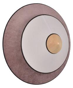 Lampa Ścienna Forestier, Cymbal S, pudrowy róż, salon, tkanina | tekstylia, design