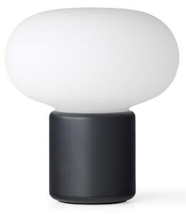 Zewnętrzna Lampa New Works, Karl-Johan, ściemnialny, czarny, taras, tworzywo sztuczne, design