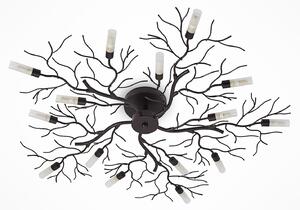 Lampa Sufitowa Lindby, Bigna, ściemnialny, brąz rdzawy, salon, metal, nowoczesny