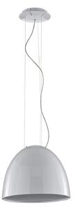 Lampa Wisząca Artemide, Nur Mini Gloss, ściemnialny, biały, salon, metal, design