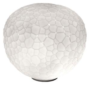 Lampa Stołowa Artemide, Meteorite, ściemnialny, biały, salon, szkło, design