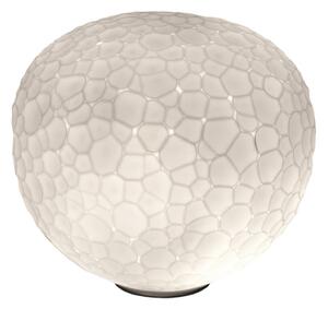 Lampa Stołowa Artemide, Meteorite, ściemnialny, biały, salon, szkło, design