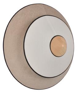 Lampa Ścienna Forestier, Cymbal S, beżowy, salon, tkanina | tekstylia, design