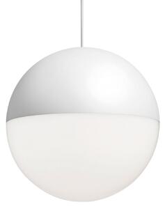Lampa Wisząca FLOS, String Light Sphere, ściemnialny, biały, przedpokój, metal, nowoczesny