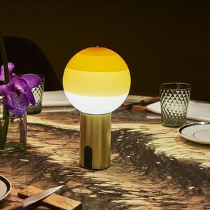 Lampa Stołowa MARSET, Dipping Light, ściemnialny, beżowy, salon, szkło, design