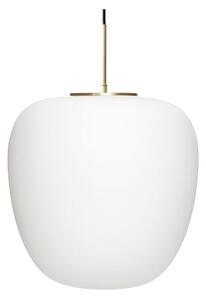 Lampa Wisząca Hübsch, Muse, ściemnialny, biały, salon, szkło, skandynawski