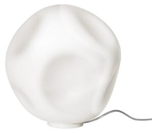 Lampa Stołowa Foscarini, Hoba Grande, ściemnialny, biały, salon, szkło, design