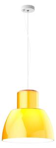 Lampa Wisząca Nemo Lighting, Lorosae, ściemnialny, żółty, salon, szkło