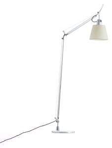 Lampa Podłogowa Artemide, Tolomeo, biały, salon, metal, design