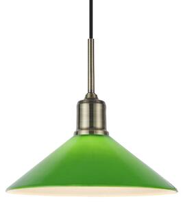 Lampa Wisząca Markslöjd, Vela, zielony, salon, szkło
