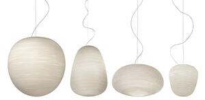 Lampa Wisząca Foscarini, Rituals XL, ściemnialny, biały, salon, szkło, design