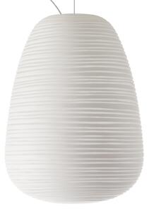 Lampa Wisząca Foscarini, Rituals 1, ściemnialny, biały, salon, szkło, design
