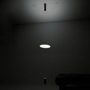Lampa Wisząca Martinelli Luce, Coassiale, czarny, salon, metal, design