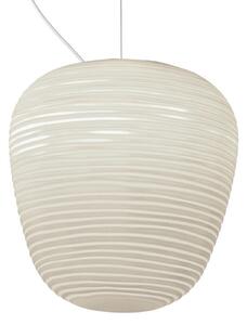 Lampa Wisząca Foscarini, Rituals 3, ściemnialny, biały, salon, szkło, design