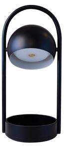 Lampa Stołowa FRANDSEN, Ball Portable, ściemnialny, czarny, salon, metal