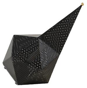 Zewnętrzna Lampa GUBI, Bagdad, ściemnialny, czarny, taras, metal, nowoczesny