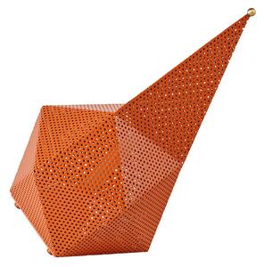 Zewnętrzna Lampa GUBI, Bagdad, ściemnialny, pomarańczowy, taras, metal, nowoczesny