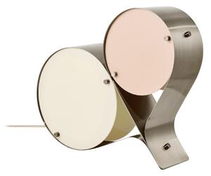 Lampa Stołowa GUBI, Coppia, biały, salon, tworzywo sztuczne, nowoczesny