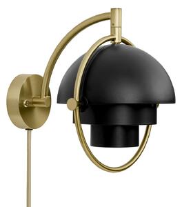 Lampa Ścienna GUBI, Multi-Lite, ściemnialny, czarny, salon, mosiądz, design