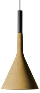 Lampa Wisząca Foscarini, Aplomb, ściemnialny, żółty, kuchnia, beton, design