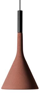 Lampa Wisząca Foscarini, Aplomb, ściemnialny, czerwony, kuchnia, beton, design