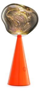 Zewnętrzna Lampa Tom Dixon, Melt, ściemnialny, czerwony, taras, tworzywo sztuczne, design