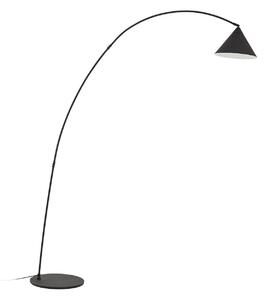 Lampa Podłogowa Lindby, Triangolo, czarny, salon, metal, nowoczesny