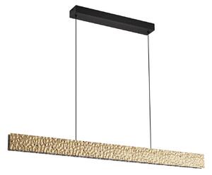 Lampa Wisząca Lucande, Nivara, złoty | mosiężny, salon, metal, nowoczesny