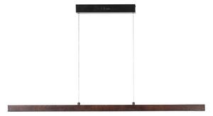 Lampa Wisząca Lucande, Nihalo, ściemnialny, drewniany, jadalnia, drewno, dworkowy | rustykalny