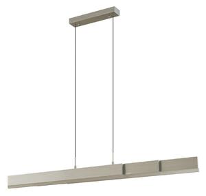 Lampa Wisząca Lucande, Torven, ściemnialny, metaliczny, salon, metal, nowoczesny