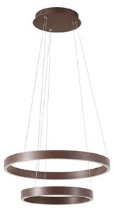 Lampa Wisząca Lucande, Yonam, ściemnialny, brąz rdzawy, jadalnia, metal, nowoczesny
