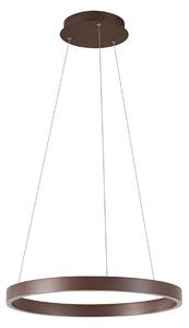 Lampa Wisząca Lucande, Yonam, ściemnialny, brąz rdzawy, jadalnia, metal, nowoczesny