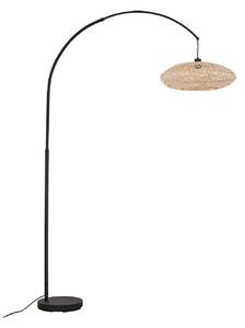 Lampa Podłogowa Lindby, Solvian, czarny, salon, metal, nowoczesny