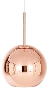 Lampa Wisząca Tom Dixon, Copper Round, ściemnialny, miedziany, salon, tworzywo sztuczne, design