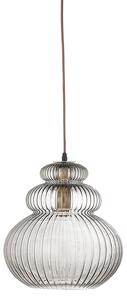 Lampa Wisząca Bloomingville, Sybia, ściemnialny, szary, salon, szkło