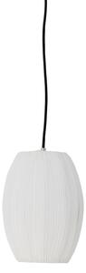 Lampa Wisząca Bloomingville, Pica, biały, salon, tkanina | tekstylia