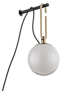 Lampa Ścienna Artemide, nh Wall, biały, salon, szkło, design
