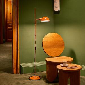 Lampa Podłogowa MARSET, Funiculí, pomarańczowy, salon, metal, design