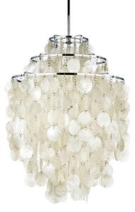 Lampa Wisząca Verpan, Fun 1DM, ściemnialny, biały, salon, kamień, design