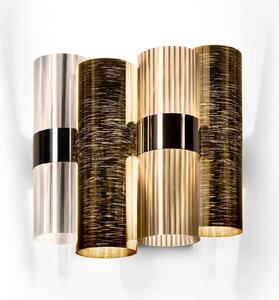Lampa Ścienna Slamp, La Lollo, ściemnialny, złoty | mosiężny, salon, tworzywo sztuczne, design