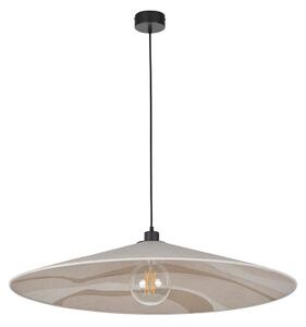 Lampa Wisząca MARKET SET, Sonia Laudet, ściemnialny, beżowy, salon, tkanina | tekstylia, design