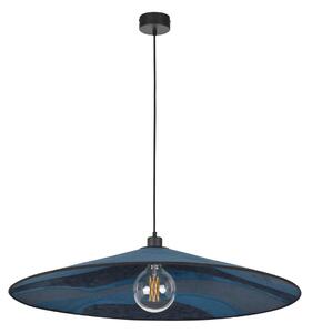 Lampa Wisząca MARKET SET, Sonia Laudet, ściemnialny, niebieski, salon, tkanina | tekstylia, design