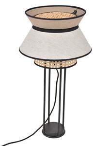 Lampa Stołowa MARKET SET, Singapour DBL, beżowy, salon, tkanina | tekstylia, design
