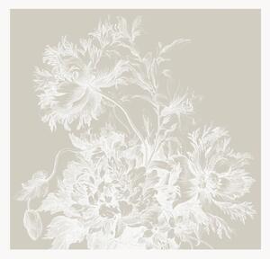 Tapeta Engraved Flowers