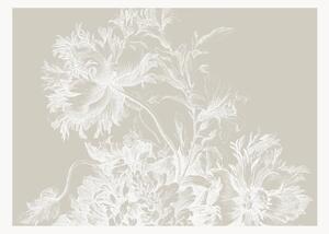 Tapeta Engraved Flowers