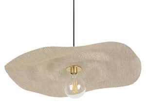 Lampa Wisząca MARKET SET, Rivage L, ściemnialny, beżowy, salon, tkanina | tekstylia, design