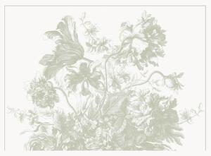 Tapeta Engraved Flowes