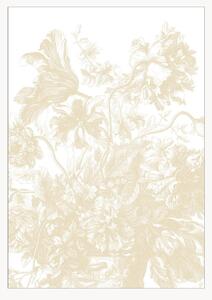 Tapeta Frans Uyterlinde - Engraved Flowers