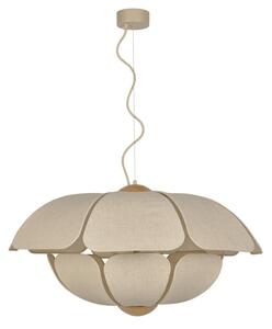 Lampa Wisząca MARKET SET, Coquillage, ściemnialny, beżowy, salon, tkanina | tekstylia, design