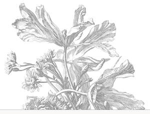 Tapeta Engraved Flowers